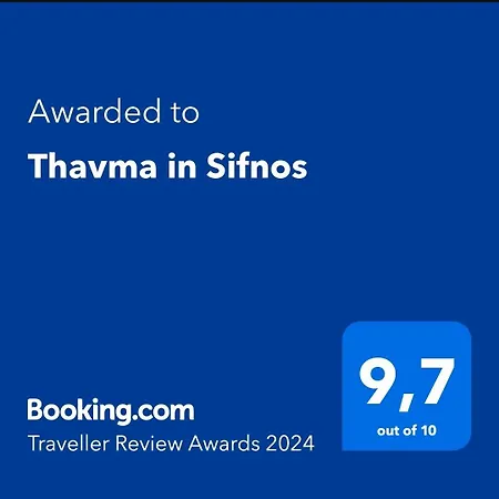 Thavma In Sifnos Semesterbostad *